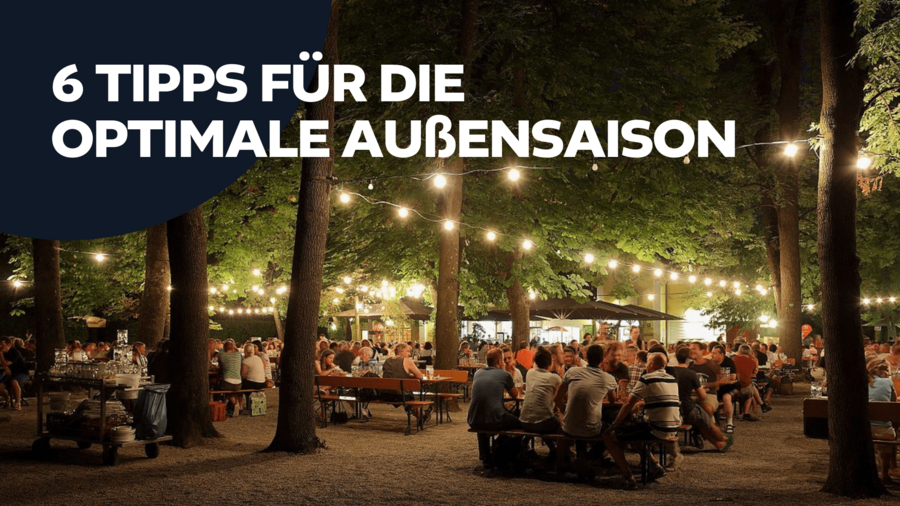 Biergarten Selfordering Bestellsystem Außenbereich
